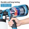 2000W Cordless Paint Sprayer Mesin Pengecat Adjustable Shape Paint Spray Gun  Penyembur Cat Elektrik 800ml