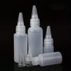 10pcsEmpty PE Plastic Glue Bottles With Screw-On Lids Squeeze Liquid Ink Oil Dropper Bottles 10ML/20ML30ML/50ML Wholesale