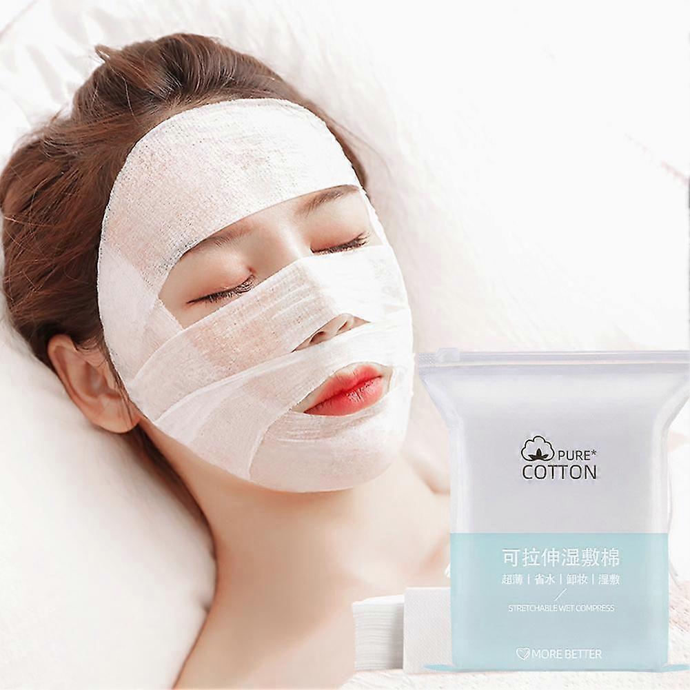 200-Piece Soft Cotton Facial Rounds for Makeup Removal and Skincare