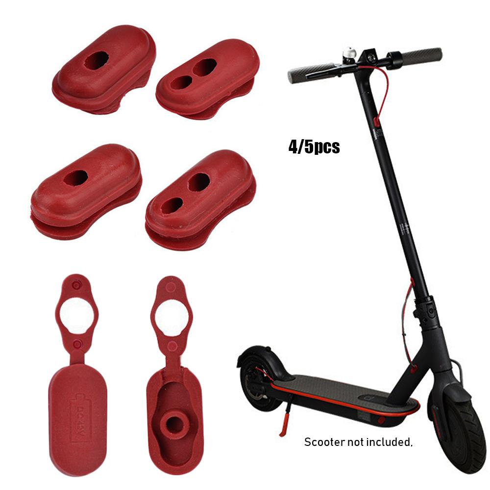 Red Color Outdoor Tool Charge Port Cover Dust Plug Case Scooters Replacement Electric Scooter Parts For XIAOMI M365