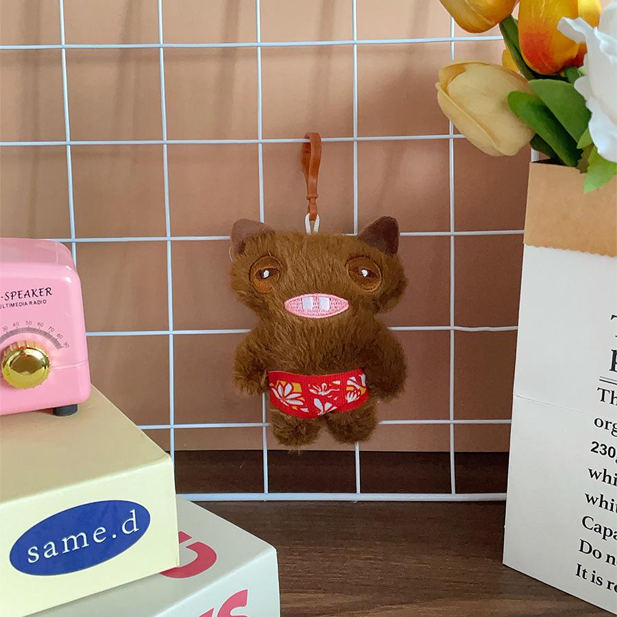 Niedliche Zähne Monster Familie Serie Plüschpuppen Hässlich Niedlich Große Zähne Monsterpuppe Trendiges Spielzeug