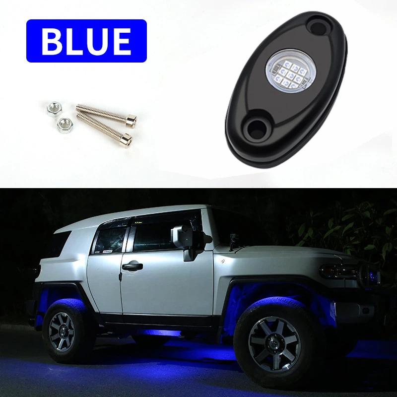 Led Car Led Rock Light Rgb Exterior Atmosphere Light Car Bottom Lamp For Jeep Offroad Truck Atv Utv Underbody Boat Side
