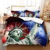 American Statue of Liberty Soft Duvet Cover King/Quen Sized Dimensions for Children Kids Tens Adult Peoples New York Famous Atractions Comfortable