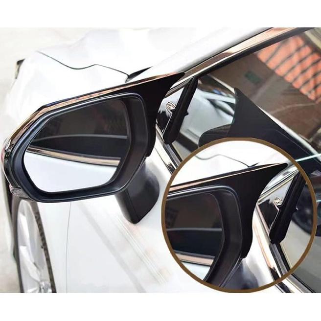 Car Ox Horn Side Rearview Mirror Cover Wing Mirror Protect Decorate Covers Auto Exterior Decoration Accessories For Toyota Camry 2018 2024