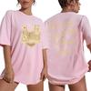 Urban Style Harajuku Style Pure Cotton Printed Unisexs And Unisexs Loose Casual Short Sleeved New Personalized Fashion Tshirt