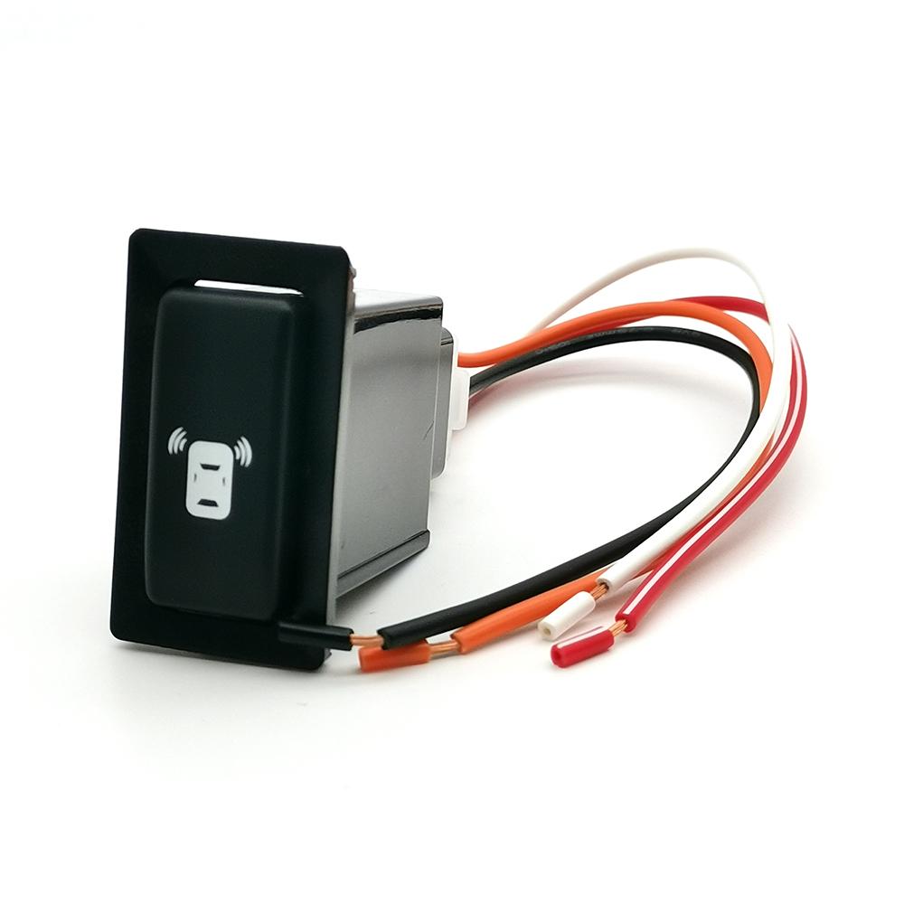 1PC Car LED DRL Lamp Power On Off Switch Radar Fan Switch Button with Cable For Toyota FJ Cruiser LC95 2002 For HINO 500/700