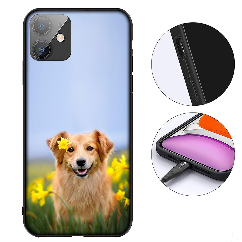 Husky Golden Retriever Dog Phone Case for Samsung Galaxy S22 S21 S20 FE Ultra Plus A35 A36 A37 A33 A34 A04 A71 Cover Casing