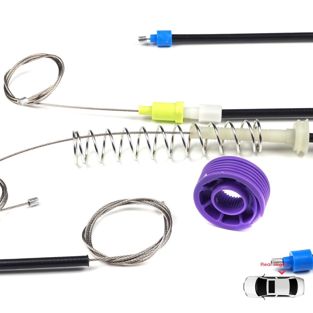 BWR1033 Electric Window Lifter Regulator Repair Kit Rear Right Door for VW Phaeton 3D MK1 2002-2016 LWB Long Wheelbase 3D7839462