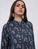 Monte Carlo Women's Round Neck 3/4 Sleeve Kurti