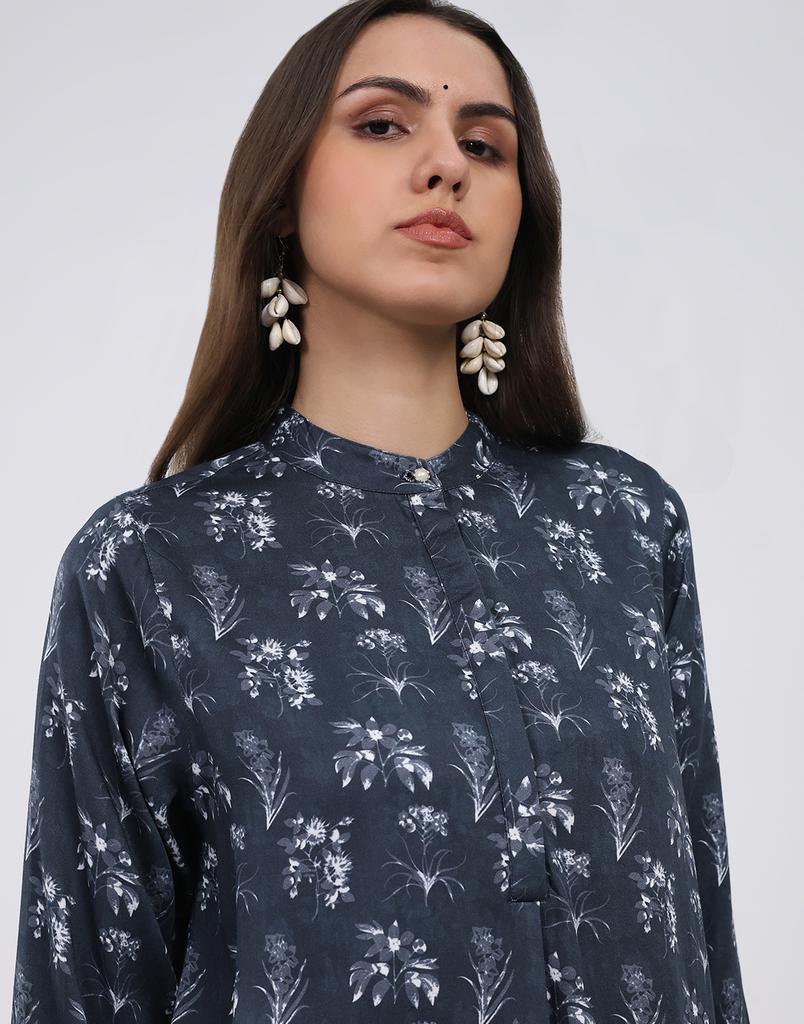 Monte Carlo Women's Round Neck 3/4 Sleeve Kurti