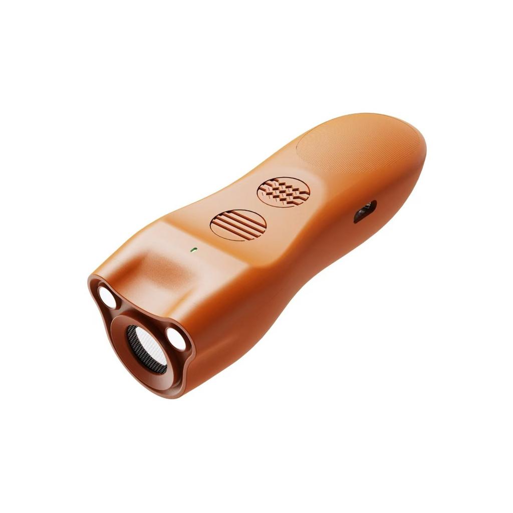Upgraded Dog Stops Barking &scares Wild Dogs With Strobe Lights + 23-30kHz Sound (50ft Range).Safe,humane & Portable For Walks/outdoors