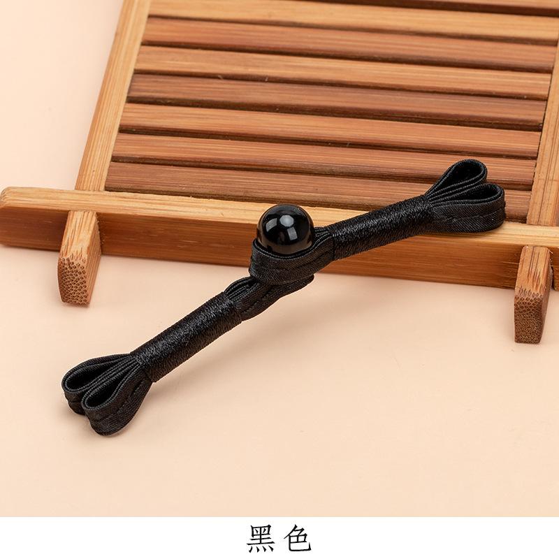 5 Pair Cheongsam Buckle Button Retro Dovetail Winding One-word Buckle Tang Clothing Hanfu Hand-woven Button Accessories