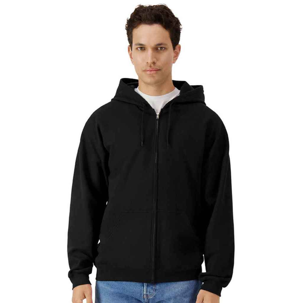 Gildan Mens Softstyle Midweight Full Zip Hoodie