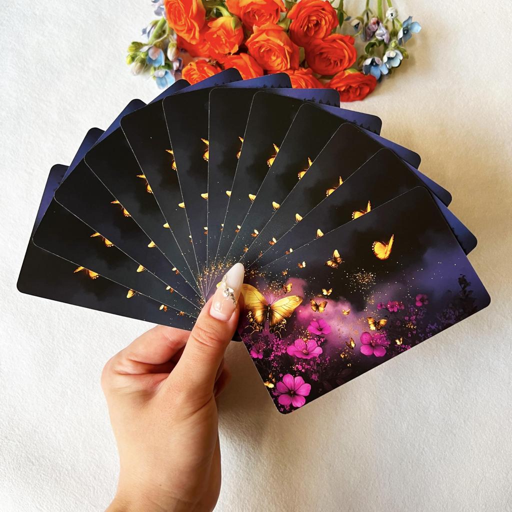 MUILKVY Beginner's Oracle Cards, Energy Healing, Soul Truth Revealing, Clear Karma Cards