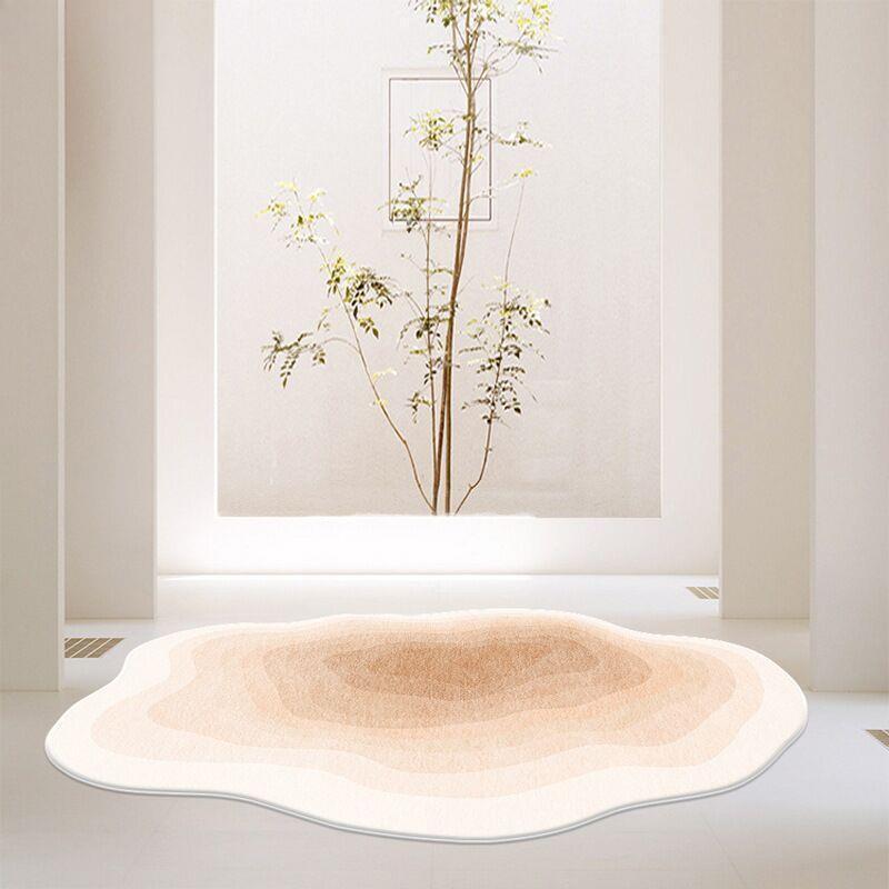 

Нерегулярный декоративный ковер для гостиной, большая площадь, моющийся, простой в уходе, домашние ковры, противоскользящий, против ковра 80 * 120cm