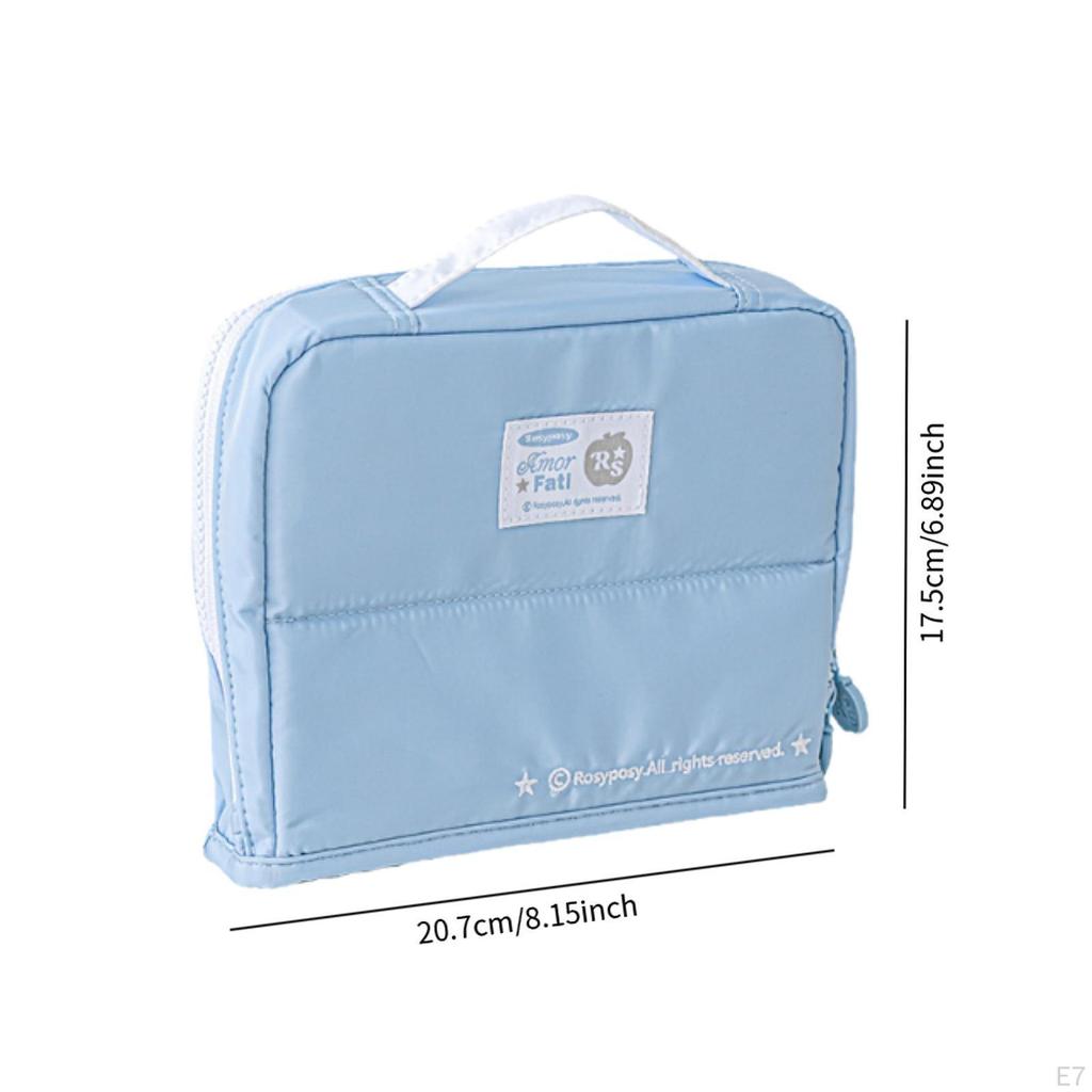 Pencil Case Large Capacity Funny Creative Zipper Closure Portable Pen Bag Pouch for Office