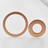 Solid Pure Copper Flat Washers Gasket Seal Ring M5 M6 M8 M10 M12 M14 M16 Metric Crush Washers For Sump Plug Oil Pipe Boat Repair Oil Drain Plugs 3