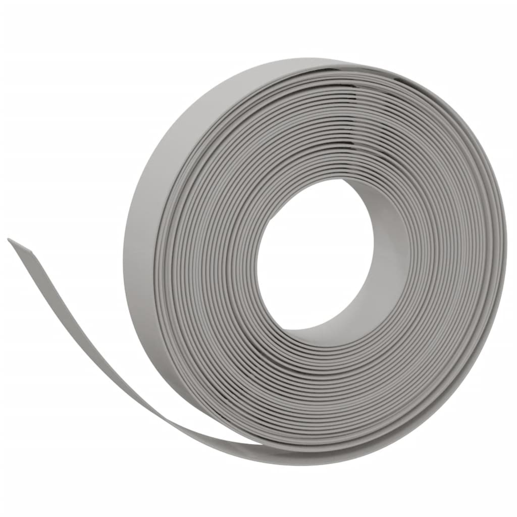 Lawn Edging Grey 10 M * 10 Cm Polyethylene