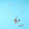 Christmas Santa Candy Bell Tassel Necklace, Creative Festive Clavicle Chain for Women