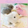 White Bunny Charming Plush Toy Perfect Stuffed Rabbit Doll Gift Children For