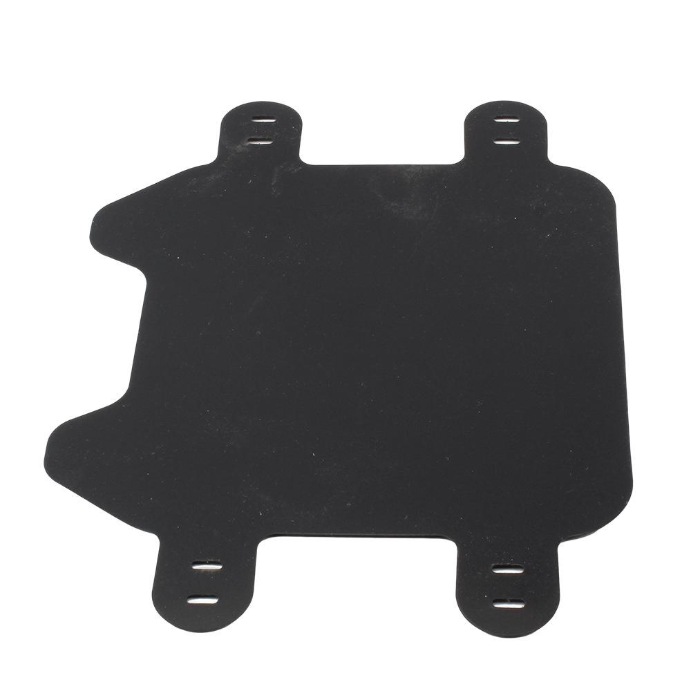 Black Front Number Plate For Sur-Ron Light Bee X Segway X260 Off-Road Dirt Bike