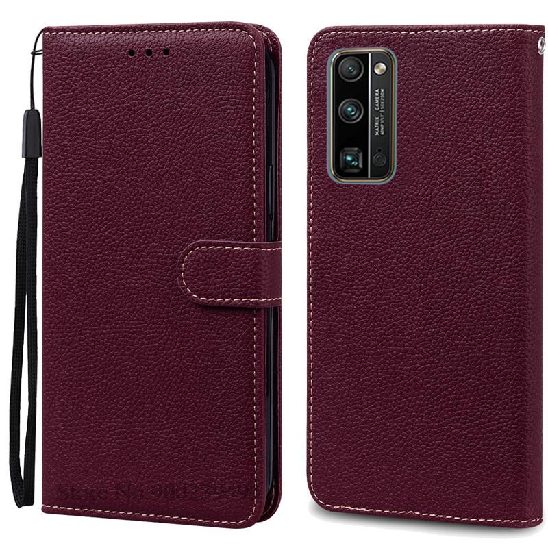Honor 30 Pro Plus Case For Honor 30 Case Huawei Honor 30 Pro Leather Wallet Flip Case For Honor 30 Pro+ Plus Bumper Wallet Cover