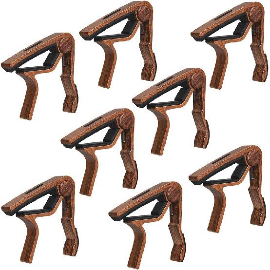 Capo Guitar Capo with Pick Holder for Acoustic and Electric Guitar, Ukelele, Bass, Banjo Rosewood