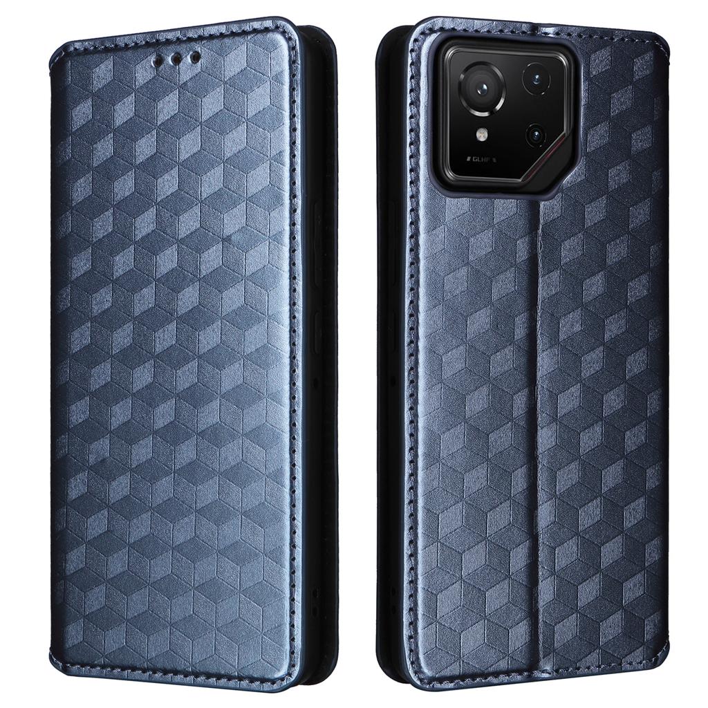 For Asus ROG Phone 9 Pro 5G/Phone 9 5G Case Wallet Rhombus Imprinted Leather Phone Cover