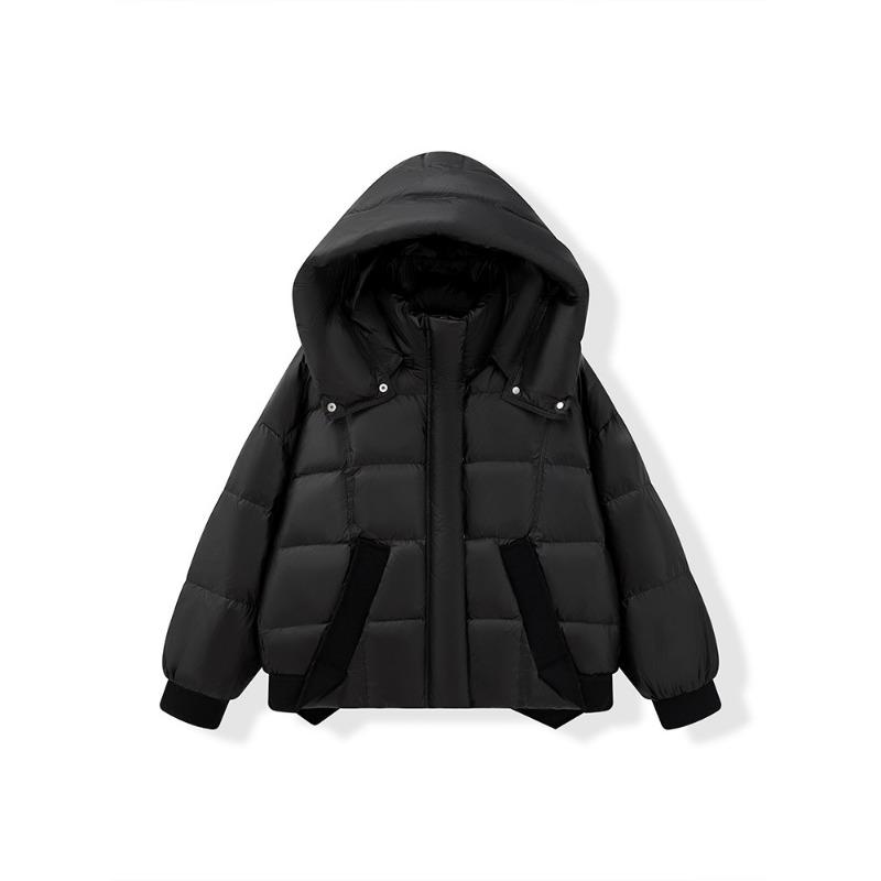 Short goose down jacket premium winter satin new small bread jacket down jacket cold proof