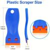 1Set Car Sticker Remover Multipurpose Plastic Small Paint Automotive Film Applying Tool Household Glass Cleaning Scraper