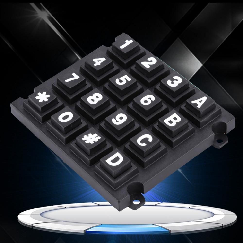 16 Keys External Big Keypad 4x4 Button Keyboard Module Keyboard Module  Electronic Projects