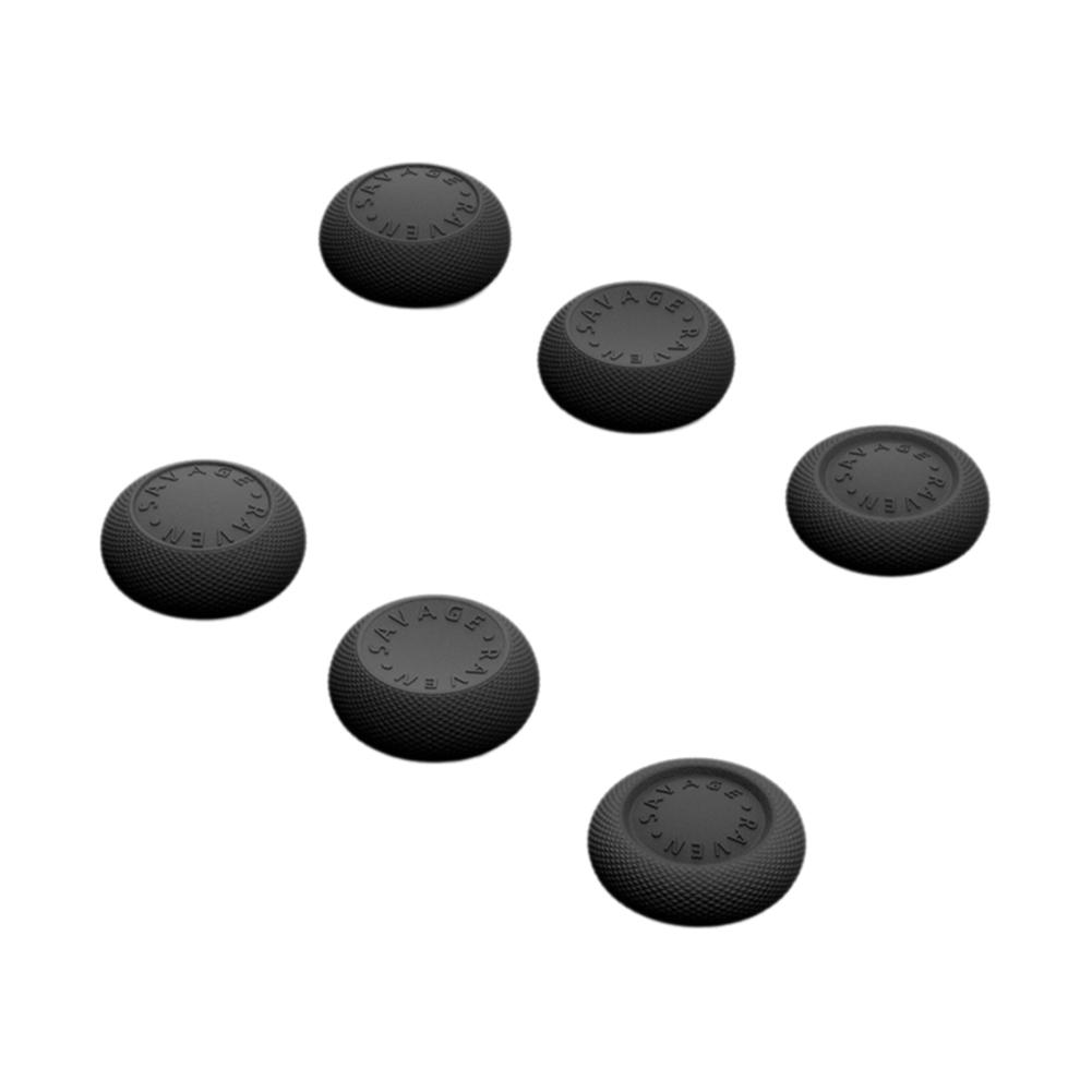 

6 шт./компл. Для Skull & Co.NS2 Switch2 Для колпачков джойстиков Joy-Conskull Fog Crow для NS2 Поколение Грибовидная головка чёрный