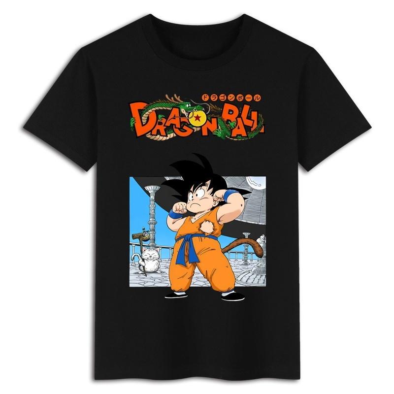 Anime Dragon Ball Son Goku T-Shirt Men Summer Fashion Trend Brand Short Sleeve Casual Tops
