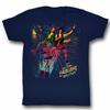 Bill and Ted Space Navy Adult T-Shirt Mens Womens Tees Top