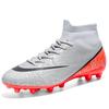 High Top Men Soccer Shoes FG/TF Anti-Skid Male Football Boots Kids Grass Training Ankle Cleats Soccer Sneakers