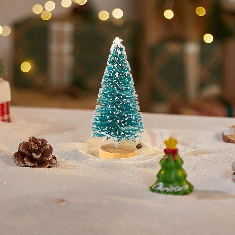Lot de 12 mini sapins de Noël artificiels, décorations de table, sapin de Noël ...