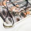 Fashionable Swirl Pendant Leather Rope Necklace Multipurpose Adjustable Length for Personalize Trendy Adults Daily Use