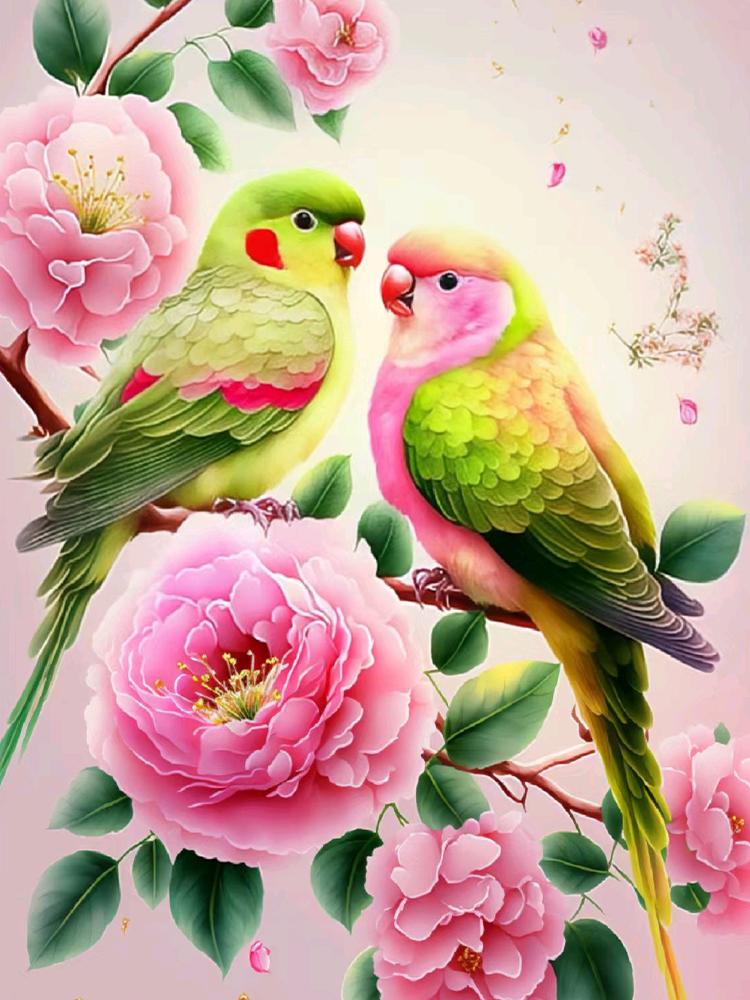 Full Square/Round Drill Diamond 5D DIY Diamond Painting Flower Bird Animal Embroidery Mosaic Cross Stitch Kit Home Decor Gift