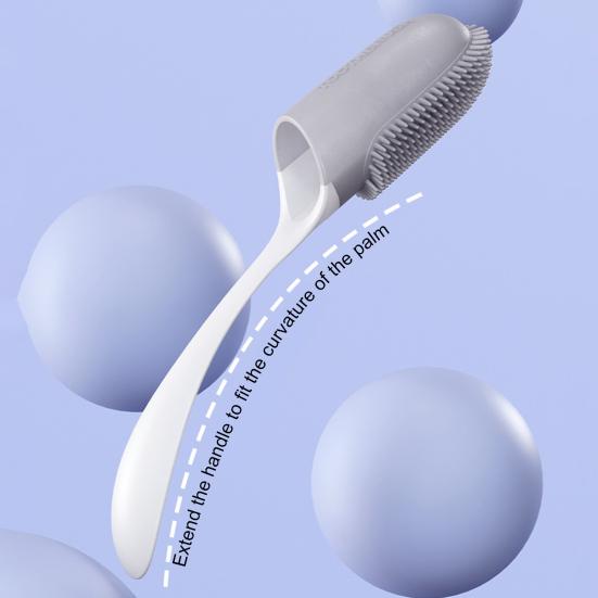 Pet Finger Toothbrush One-finger Operation Soft Bristles Comfortable Grip Daily Teeth Care for Dogs And Cats Gum-friendly Effective Cleaning