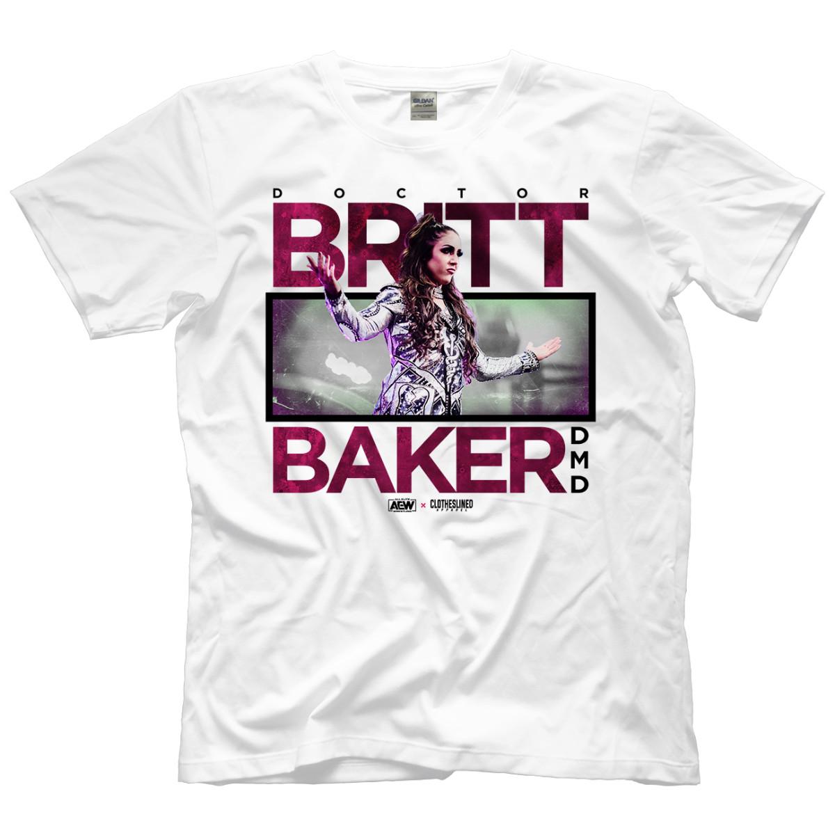 Britt Baker Legacy - AEW x Clotheslined Apparel T-shirt AEW Official T-Shirt S разноцветный