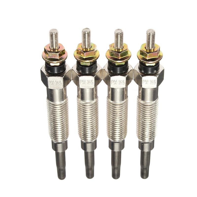 4x Glow Plug For Mitsubishi Shogun Pajero 1994-2000 2.8 4M40/T Replacement