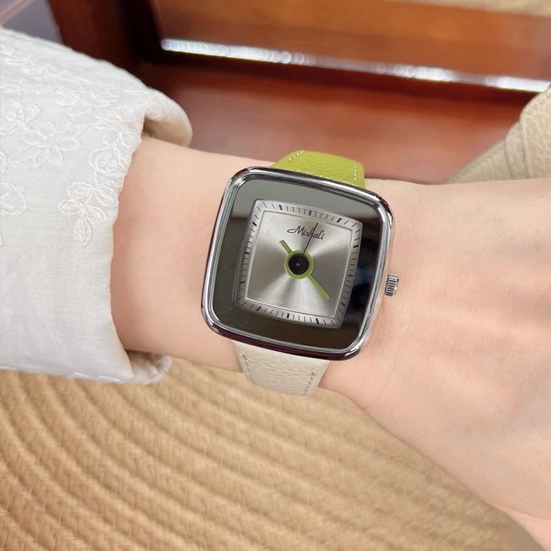 Magnetic Belt Waterproof Atmosphere Women'S Retro Temperament Two-Color Genuine Leather Women'S Watch Women'S Watch