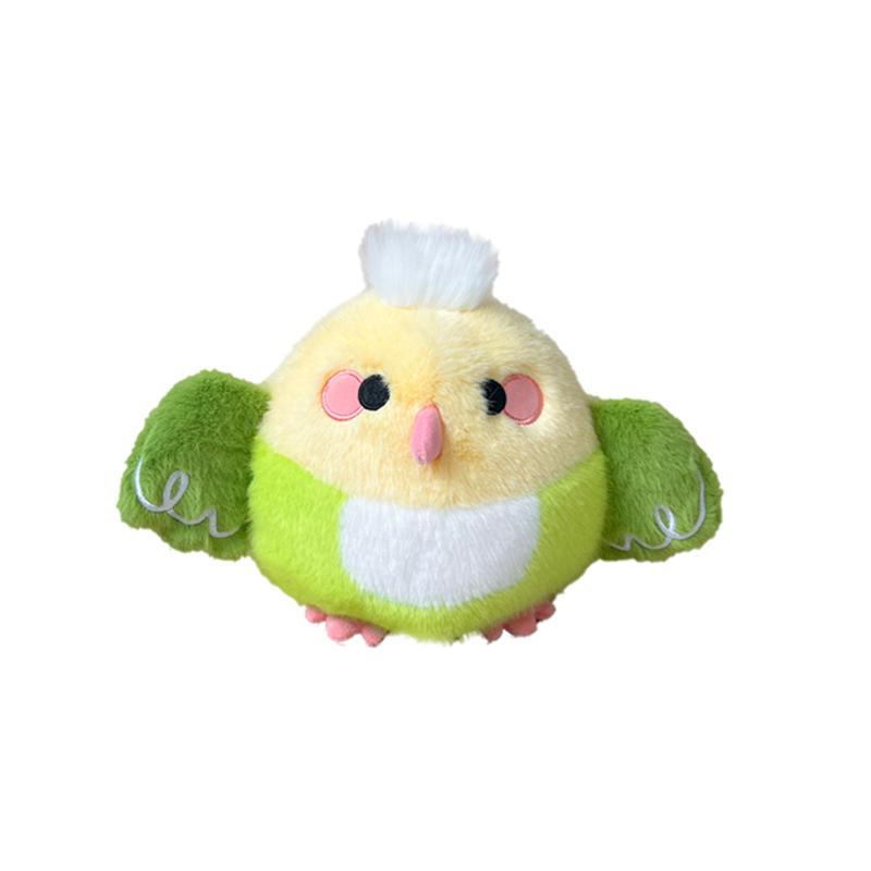 1018cm Flauschige Vogelpuppe Plüschtier Gefüllter Papagei Lila Schwarz Blau Grün Cartoon Tier Plüschtier Heimdeko Geschenk