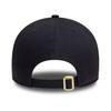 New Era 940 9FORTY Adjustable One Size Fits LA Cotton Baseball Navy x Cap, All, Cap, Gender-Free, Men's, Women's (NY Gold) [Used]