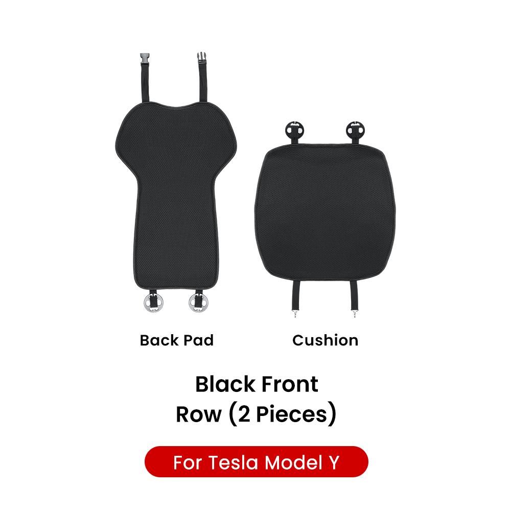 

YZ Чехол на сиденье для Tesla Model Y Model 3 Новый Подушка Ice shreds Дышащий Потостойкий Чехол на сиденье Четыре сезона Автоаксессуары