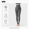 Tall Women's Extra Long Compression Leggings - Anti-Roll Fleece Lined Tights for Autumn/Winter