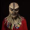Halloween Latex Mask Horror Scary Scarecrow Cosplay Costume Props Adults Holiday C Style