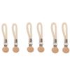 Multipurpose Braided Cotton Loop Towel Clip with Metal Clamp / Multipurpose Cloth Hanger for Home Bathroom