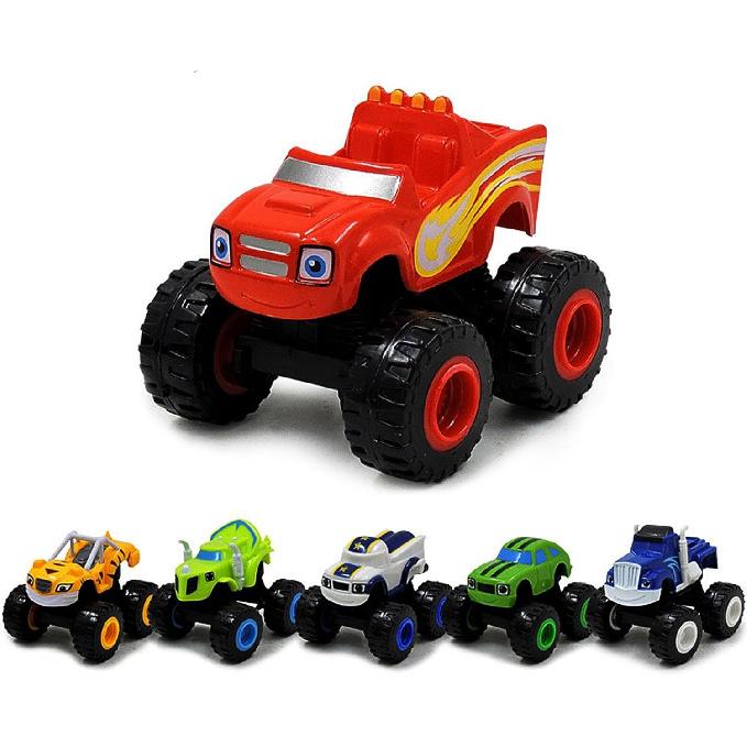 Blaze The Monster Machines, 6Pcs Monster Truck for Children, Truck Vehicles Toys, Machines Gifts for Kids