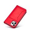 Hurtel Magnetic Wallet Case iPhone 12 Pro Max Red